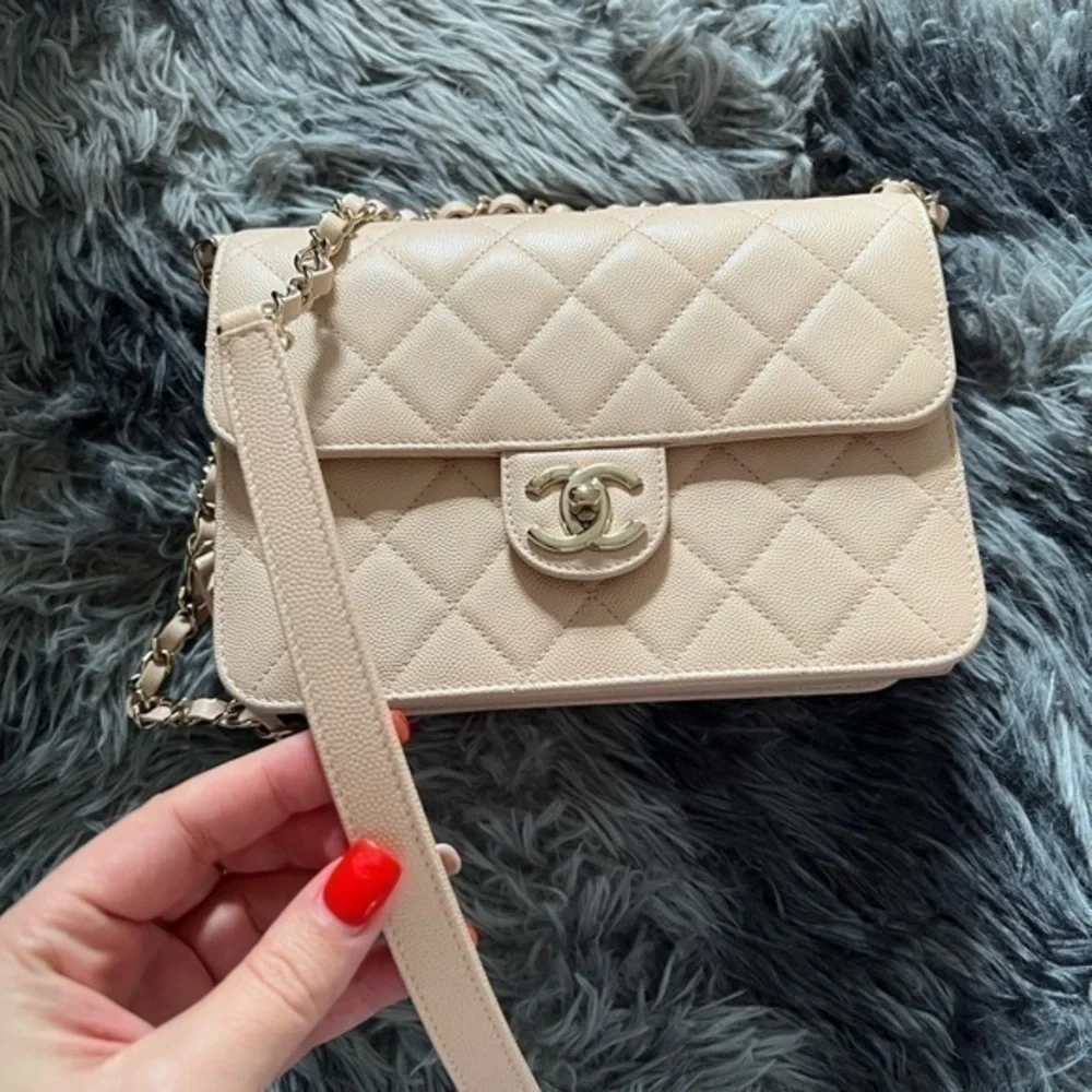 Chanel Flap Bag Quilted Caviar